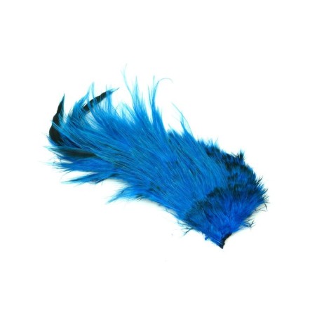 White dyed Kingfisher Blue