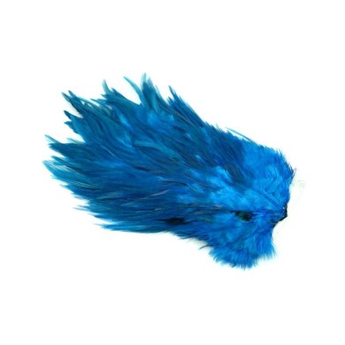 White dyed Kingfisher Blue