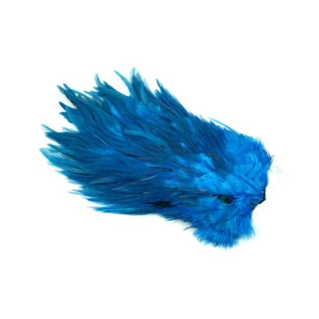 White dyed Kingfisher Blue