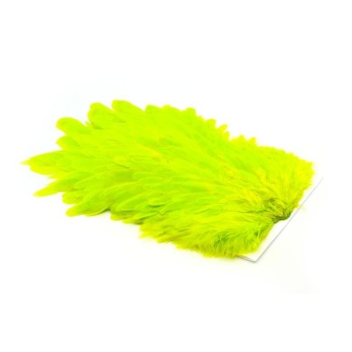 White dyed Fl. Yellow Chartreuse