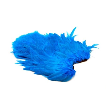 White dyed Kingfisher Blue