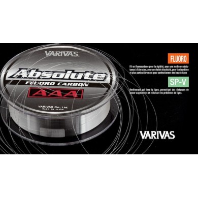 Varivas Absolute AAA Fluorocarbono Transparente - 80m