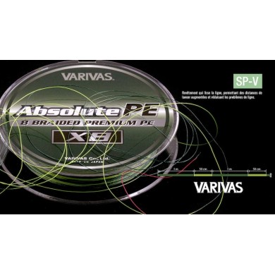Varivas Absolute PEX8 - 150 m - Verde