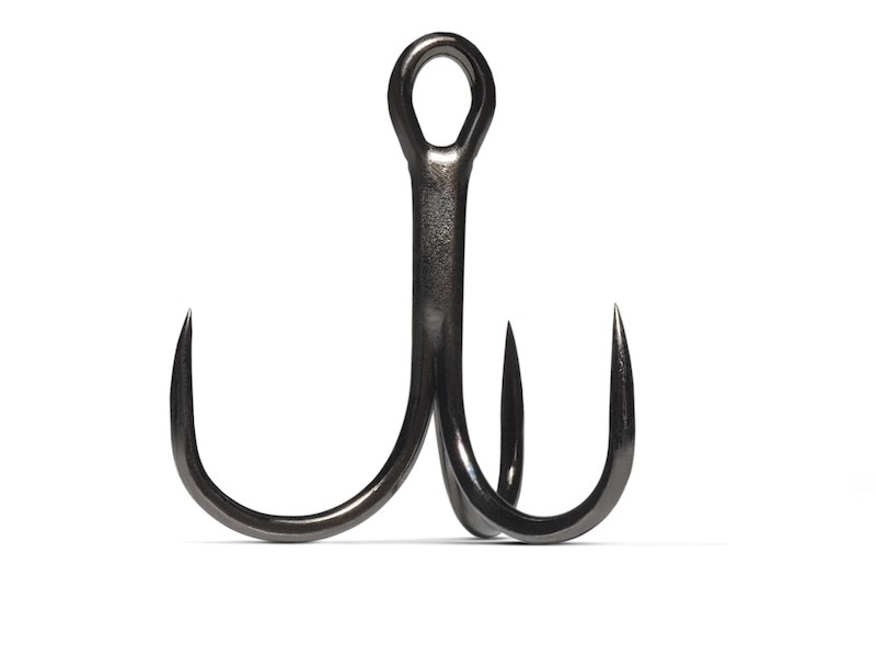 VMC Hybrid 1X Strong Barbless Treble Hook 7547B - 5pcs/pk - Imagen 4 de 11