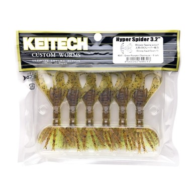 Keitech Hyper Spider 3.2 - 8.1cm - 6pcs/pk