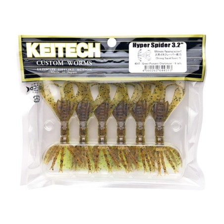 Keitech Hyper Spider 3.2 - 8.1cm - 6pcs/pk