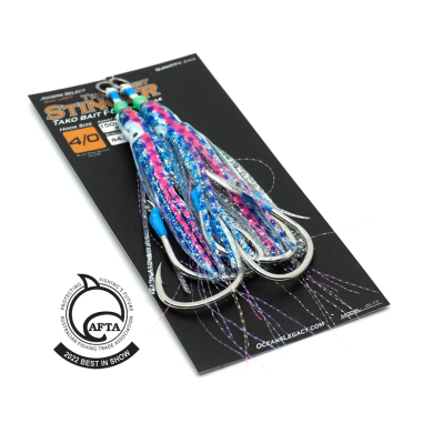 Blue Pink Silver Glow - Size 5/0
