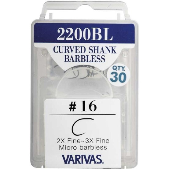 Varivas Fly Curved Shank Barbless 2200 BL