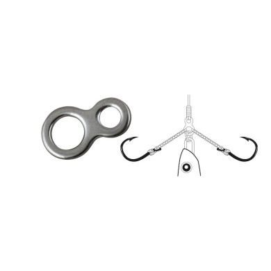 Pro Hunter Figure 8 Solid Ring - 9pcs/pk