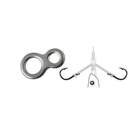 Pro Hunter Figure 8 Solid Ring - 9pcs/pk