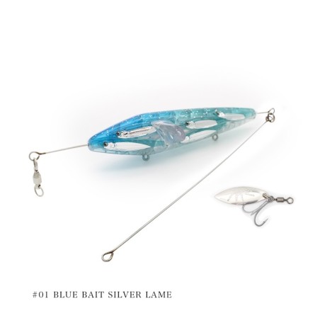 40g - 12.4cm - 01 BLUE BAIT SILVER