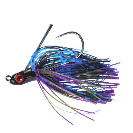 7g - 1/4oz - 001 Black Blue Bug