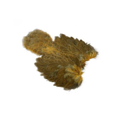 Mottled Grey dyed March Brown