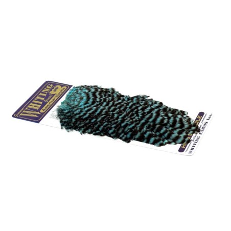 Grizzly dyed Silver Dr Blue