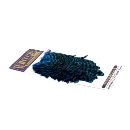 Grizzly dyed Kingfisher Blue