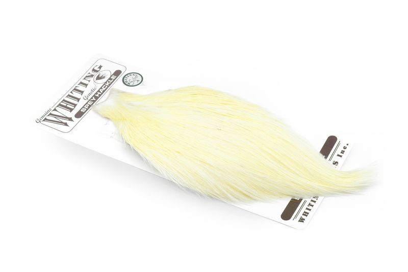 Whiting Farms Spey Hackle Rooster Cape Silver - Picture 7 of 11