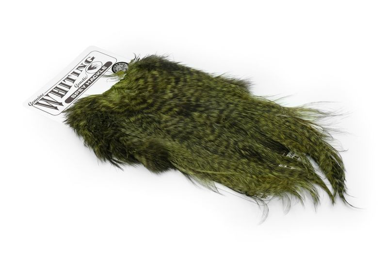 Whiting Farms Spey Hackle Rooster Saddle Silver - Imagen 2 de 4