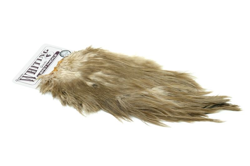 Whiting Farms Spey Hackle Rooster Saddle Silver - Imagen 4 de 4