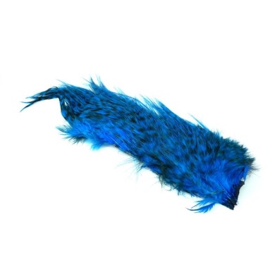 Grizzly dyed Kingfisher Blue