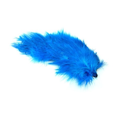 White dyed Kingfisher Blue