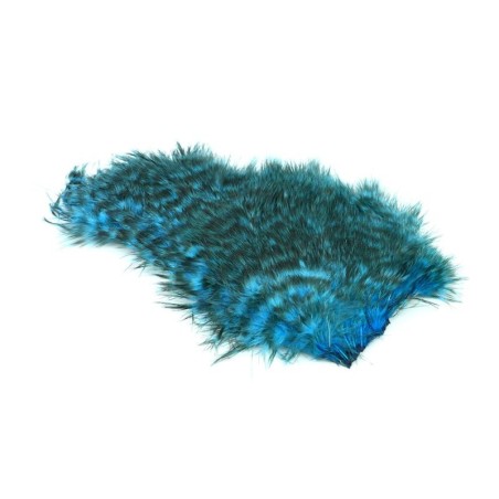 Grizzly dyed Kingfisher Blue