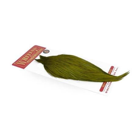 White dyed Dark Olive