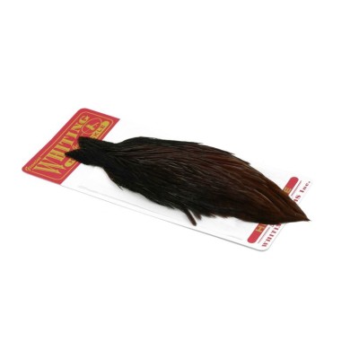 White dyed Coachman Brown