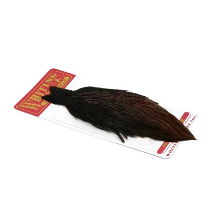 White dyed Coachman Brown