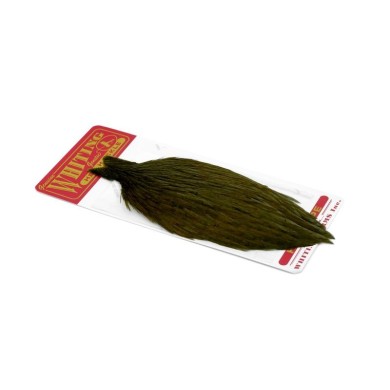 White dyed Dark Olive