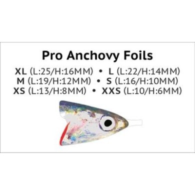 Pro Sportfisher Pro Anchovy Foils