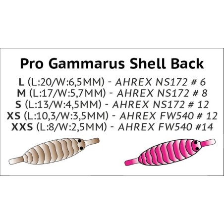 Pro Sportfisher Pro Gammarus Shell Back