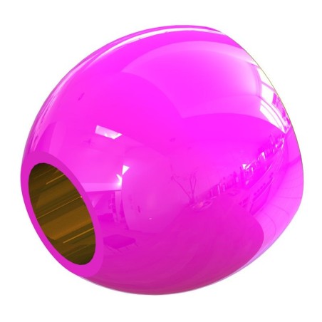 M - 6mm - 9pcs/pk - Fluo Pink