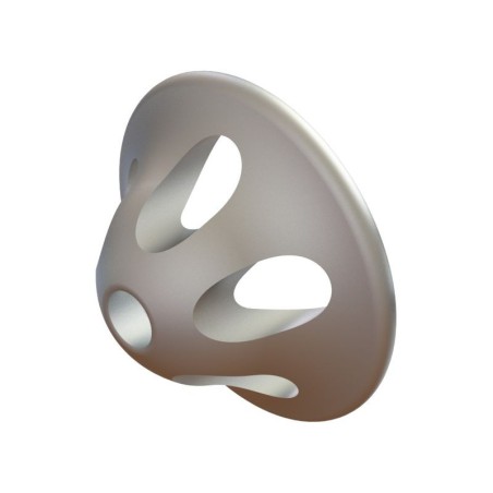 L - 10mm - Plata metalizado