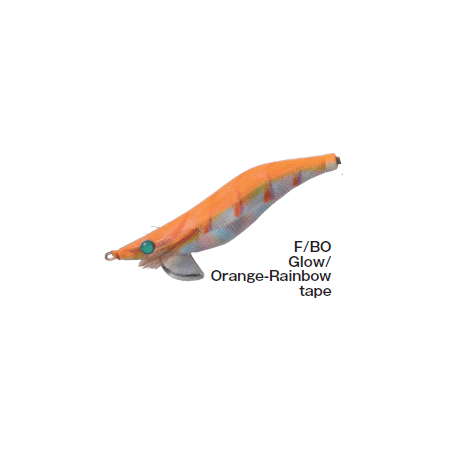 2.22NDX - 6.5cm - 6.5g - F/BO GLOW/ORANGE RAINBOW TAPE