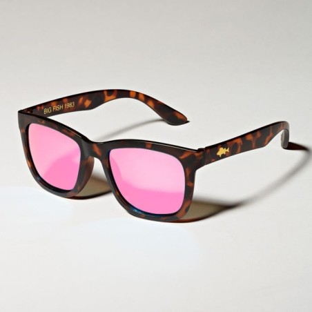 PINK RED IRIDIUM - FRAME BROWN TURTLE