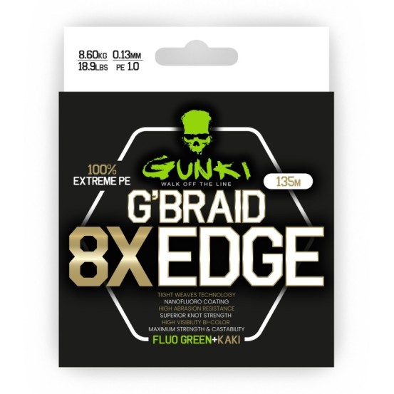 Gunki G Braid 8X Edge