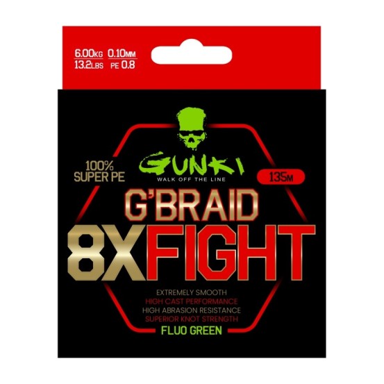 Gunki G Braid 8X Fight