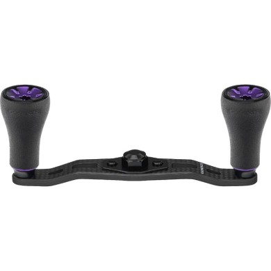 Gomexus Manivelle Carbone de 95mm Poignées TPE pour Shimano Daiwa Abu Lew's