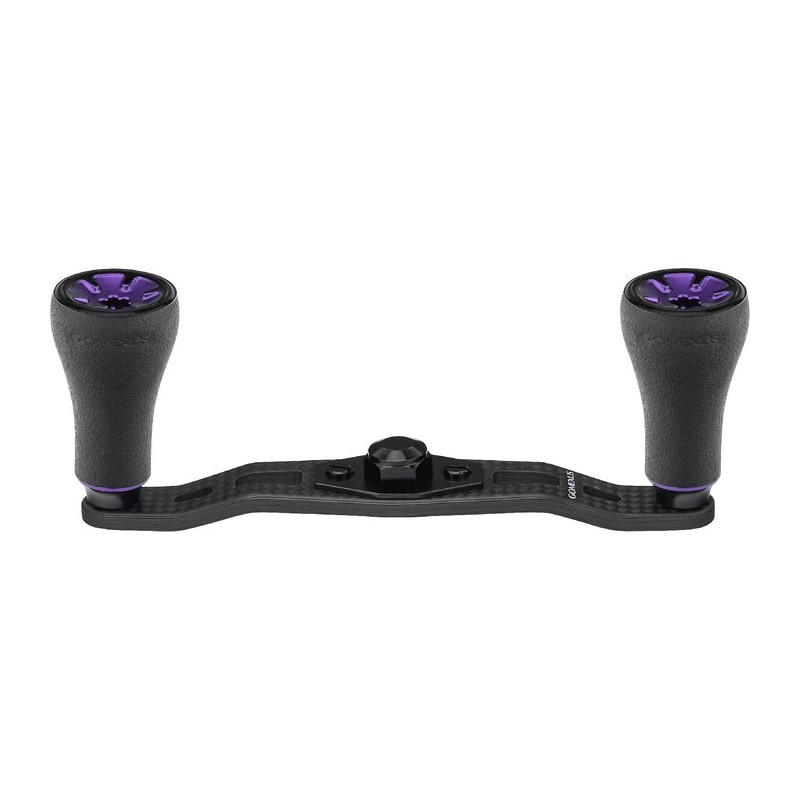 Gomexus Manivelle Carbone de 95mm Poignées TPE pour Shimano Daiwa Abu Lew's