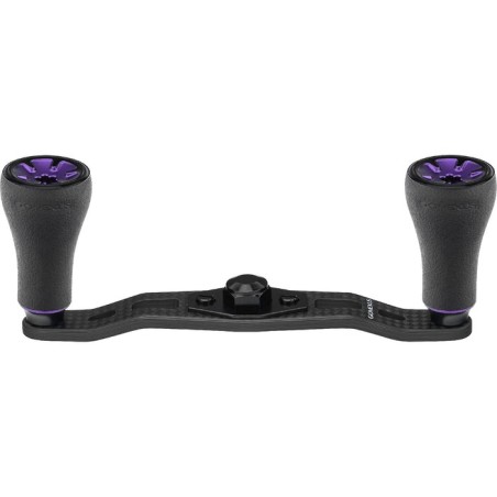 Gomexus Manivelle Carbone de 95mm Poignées TPE pour Shimano Daiwa Abu Lew's
