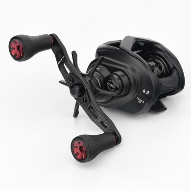 Gomexus Manivelle Carbone de 95mm Poignées TPE pour Shimano Daiwa Abu Lew's
