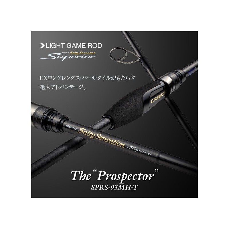 Evergreen Salty Superior SPRS-93MH-T Prospector - 2.82m - 1.5-25g - 2 Sections