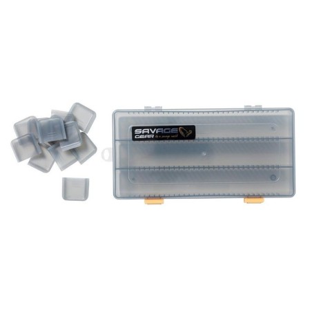 Savage Gear Flat Lure Box Smoke Kit 2 Pieces - 23x11x3.5cm