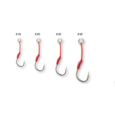 2/0 - Single Assist - 4pcs/pk