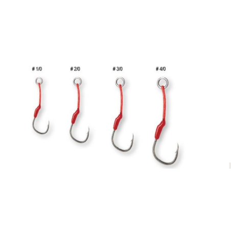 2/0 - Single Assist - 4pcs/pk