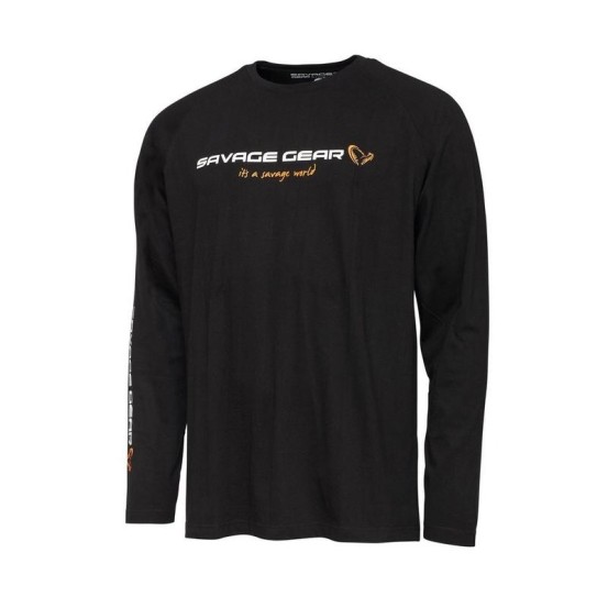 Savage Gear Signature Logo Long Sleeve T-Shirt-