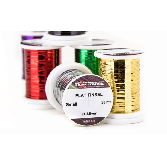 Textreme Flat Tinsel Small 0.37mm (1/69")-