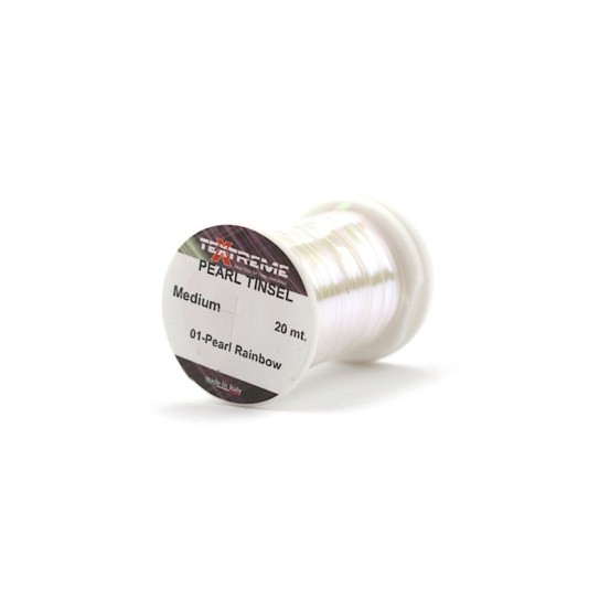 Textreme Pearl Tinsel Medium 0.8mm (1/32'')-