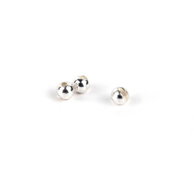 Textreme Tungsten Slotted Beads Silver-