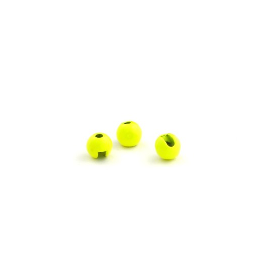 Textreme Tungsten Slotted Beads Fluo Chartreuse-